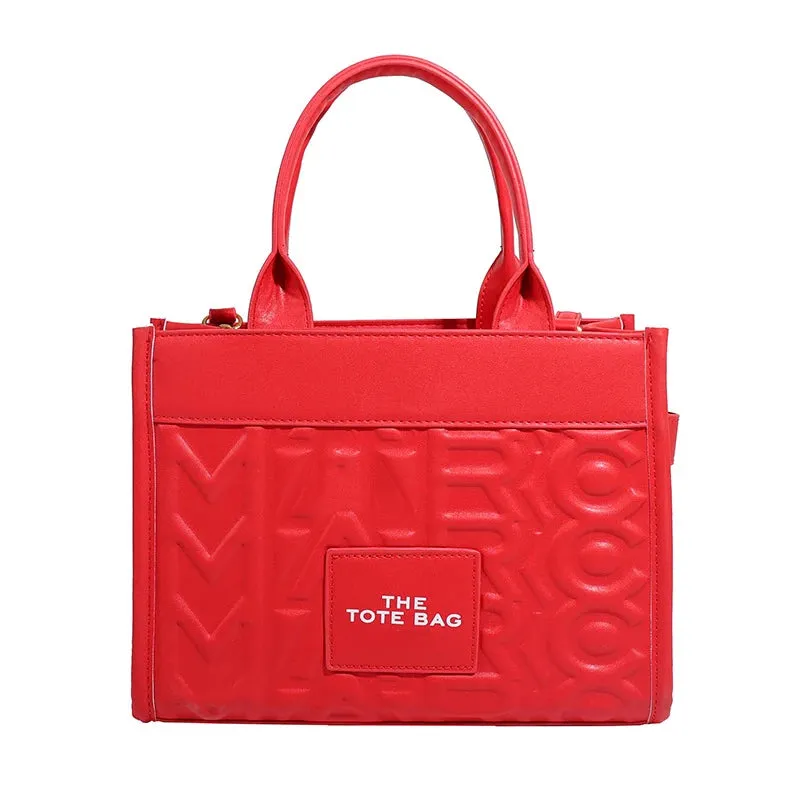 New Women's Tote Bag Women Handbags Letter Shoulder Bags Shopper Purses Female PU Crossbody Bags For Women Clutch Handbag