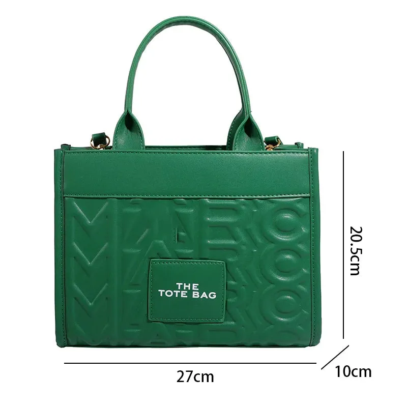 New Women's Tote Bag Women Handbags Letter Shoulder Bags Shopper Purses Female PU Crossbody Bags For Women Clutch Handbag