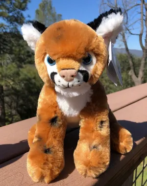 Newborn Cougar Kitten Plush Toy