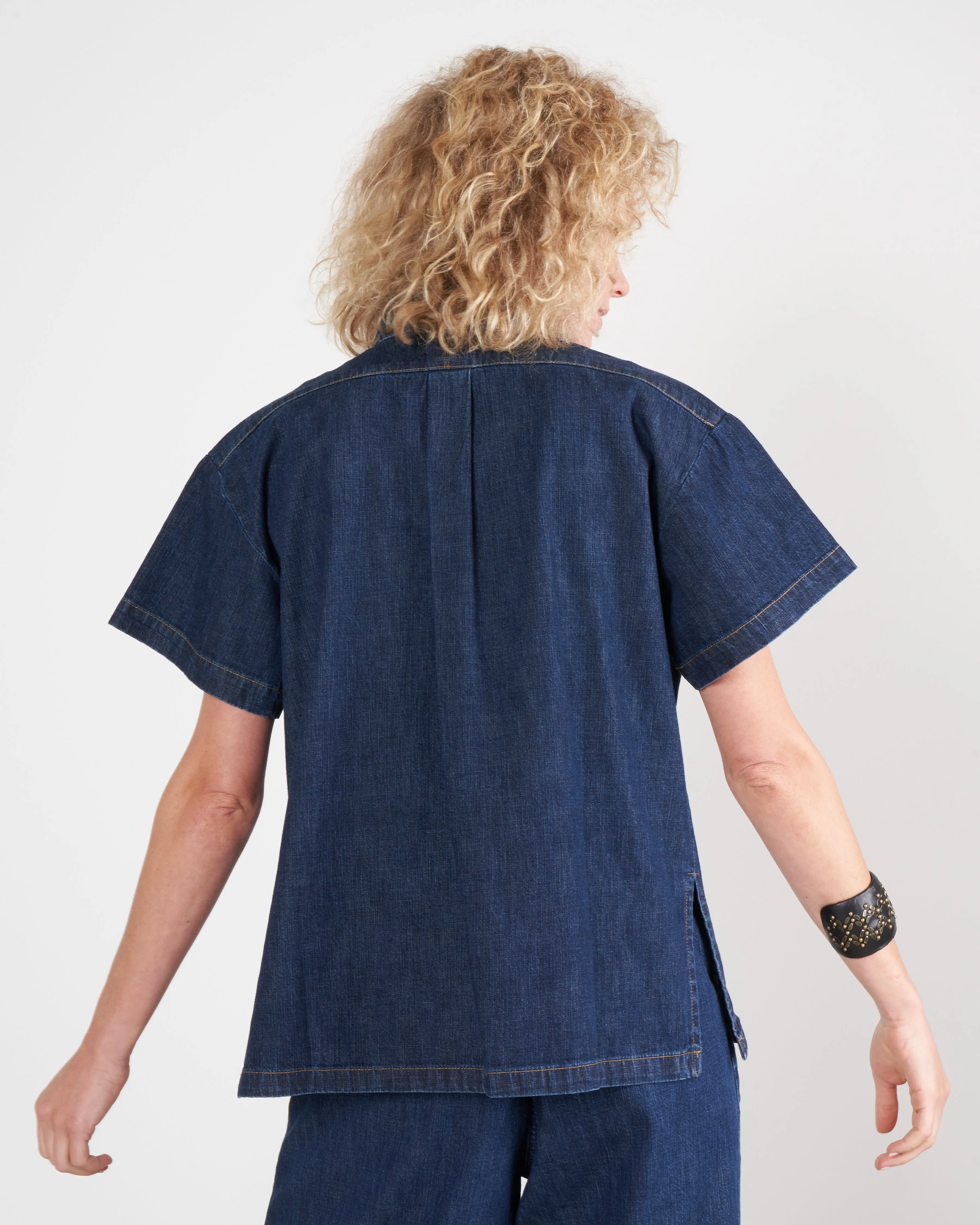 nodum top - dark indigo