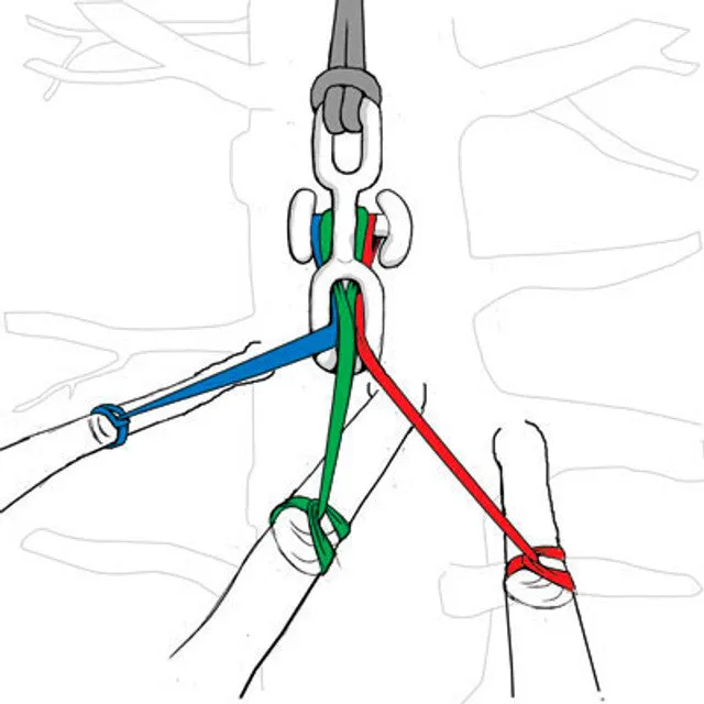 NOTCH BACKBONE KNOTLESS RIGGING CONNECTOR