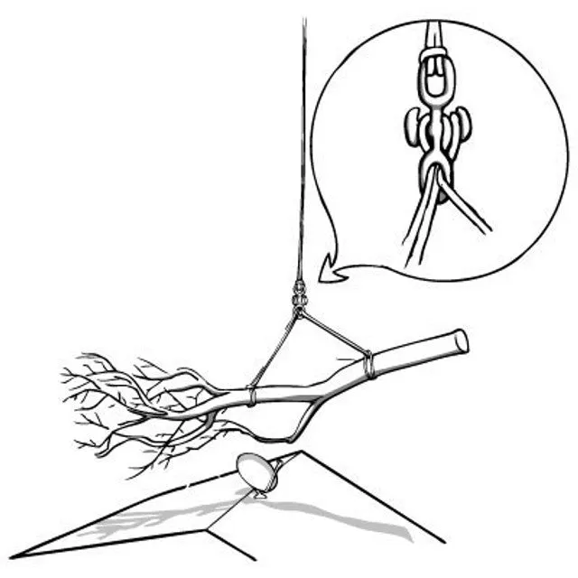 NOTCH BACKBONE KNOTLESS RIGGING CONNECTOR