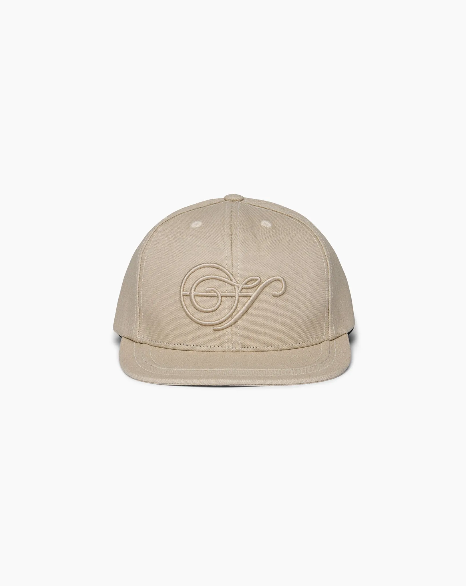 Note Logo Structured Cap, Taupe