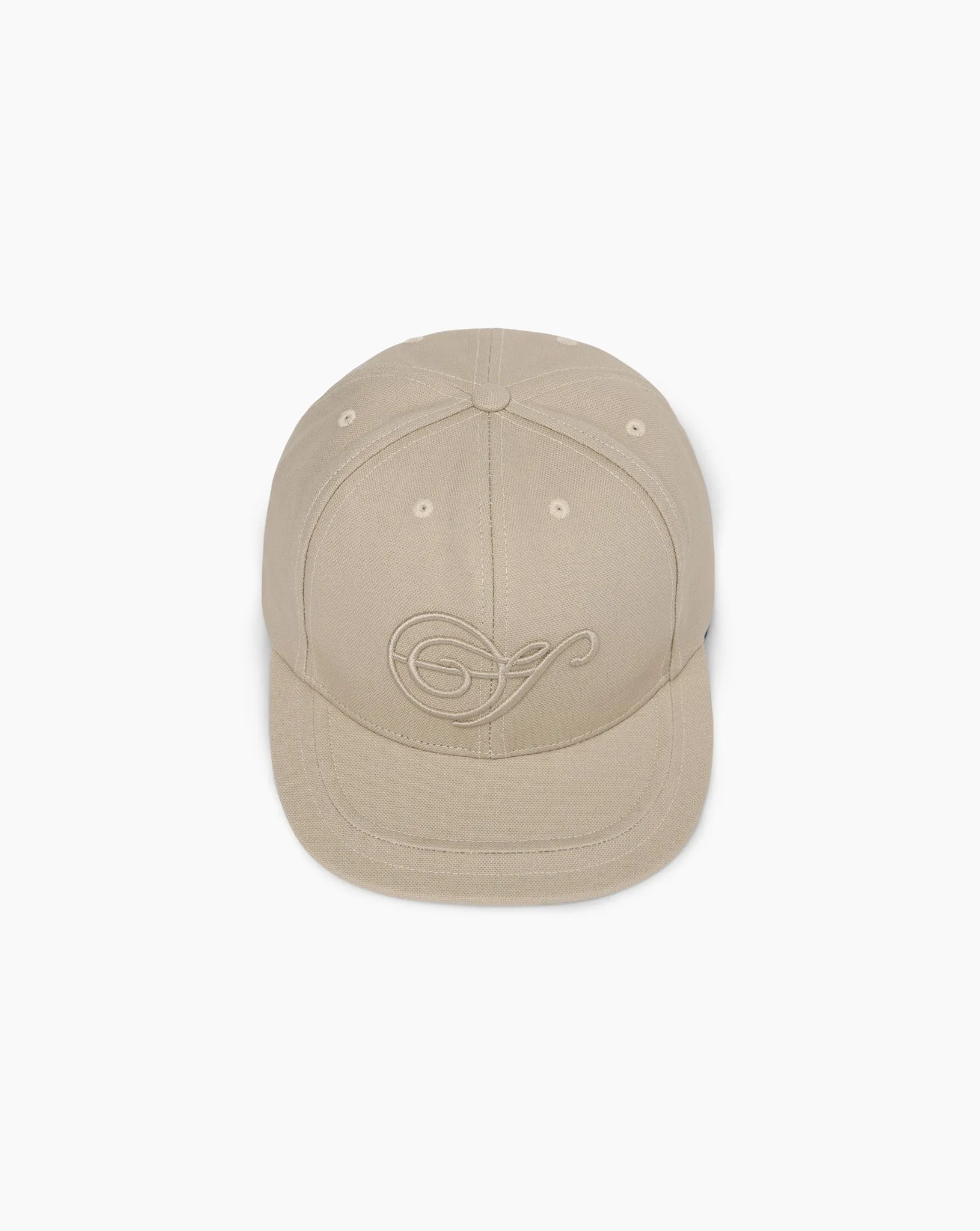 Note Logo Structured Cap, Taupe