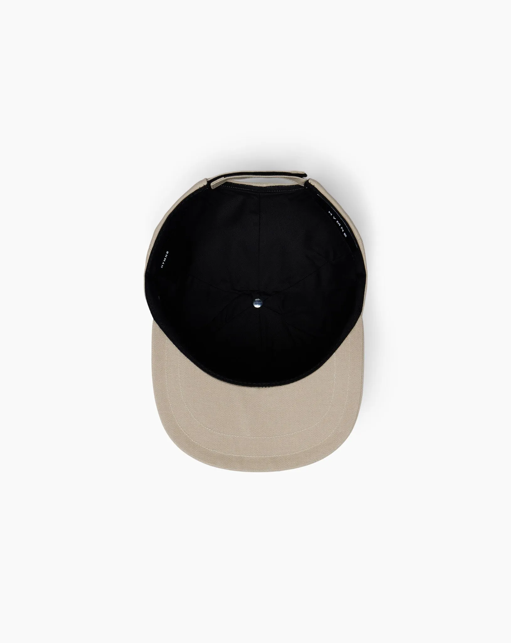 Note Logo Structured Cap, Taupe
