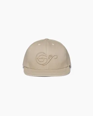 Note Logo Structured Cap, Taupe