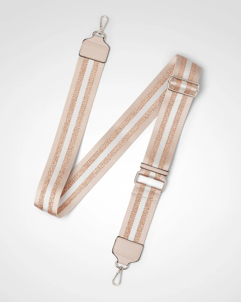 Nova Small Grab Tote With Metallic Stripe Strap