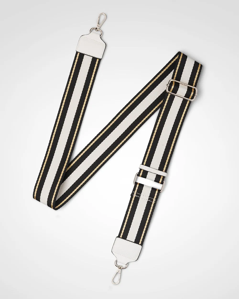 Nova Small Grab Tote With Metallic Stripe Strap