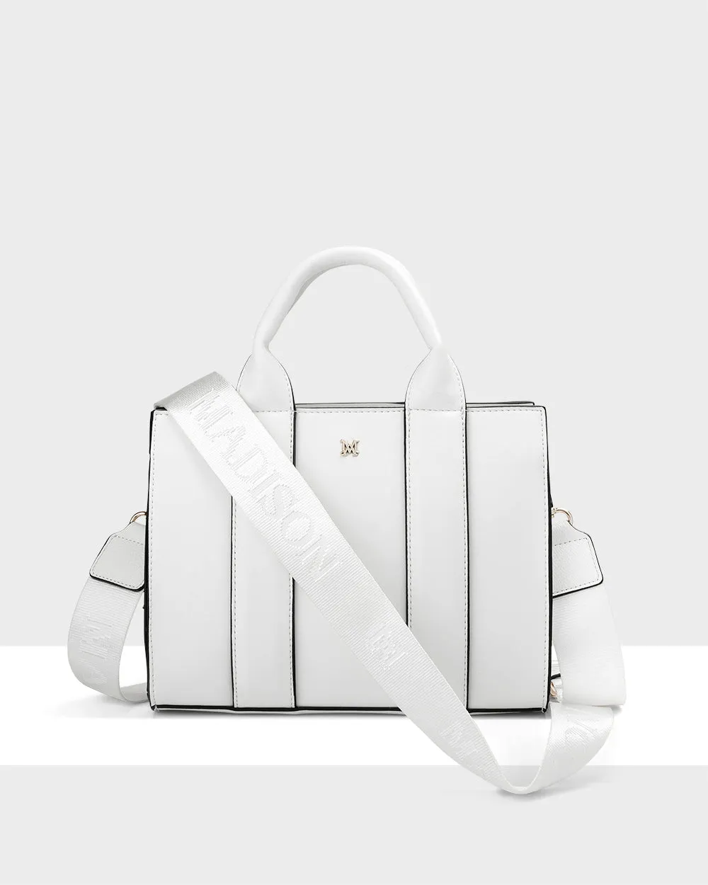 Nova Small Grab Tote With Monogram Strap