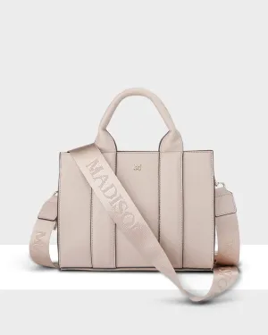 Nova Small Grab Tote With Monogram Strap