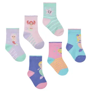 Novelty Sock - 6 Pack - Mermaid