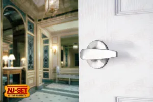 NuSet Napa: Passage Lever (Satin Chrome)