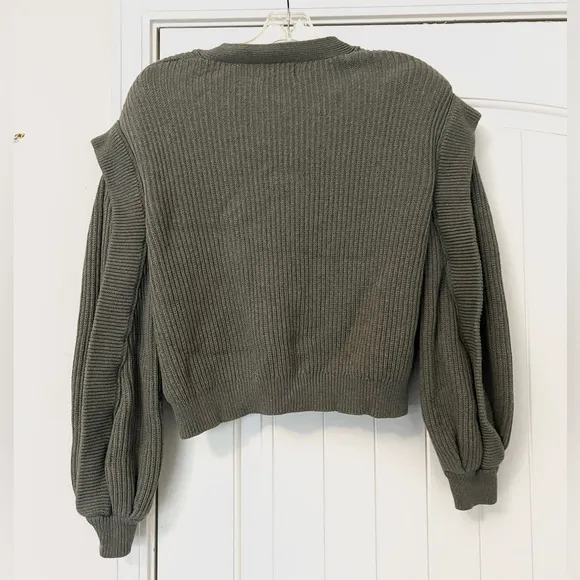 NWOT NAADAM Boxy Button Front Cardigan