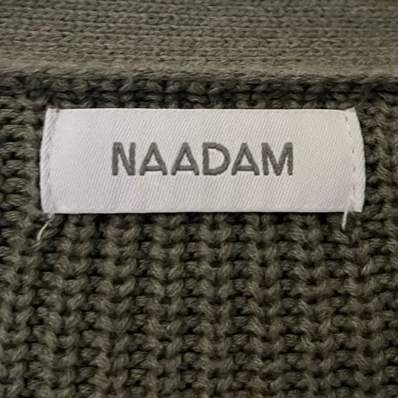 NWOT NAADAM Boxy Button Front Cardigan