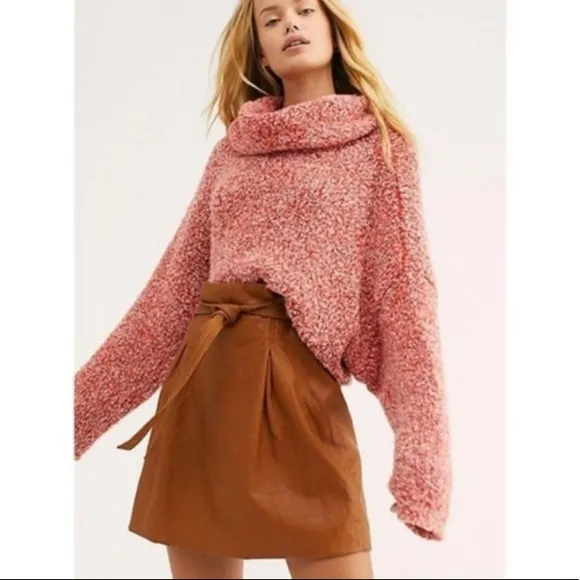 NWT! Free People BFF cowl neck sweater XS