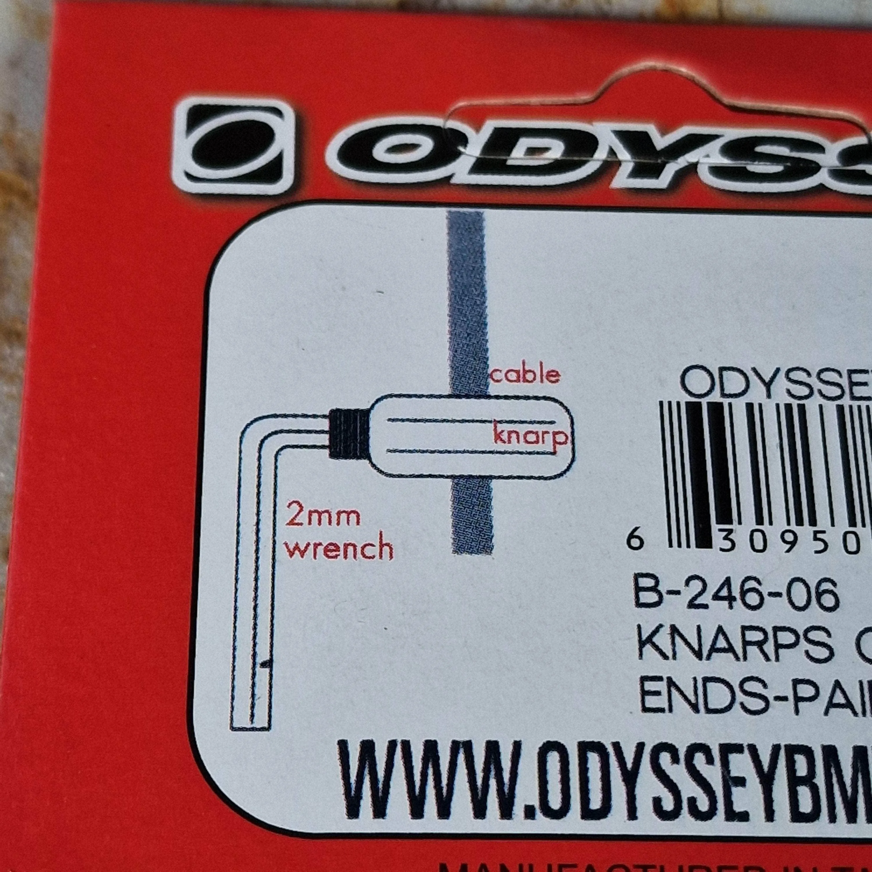 Odyssey Brake Cable Knarps