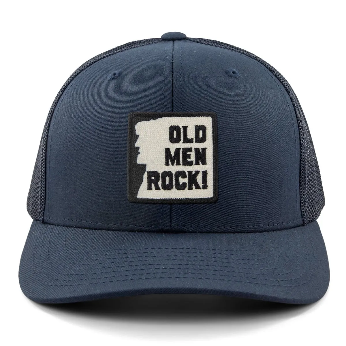 Old Men Rock Patch Classic Snapback Trucker