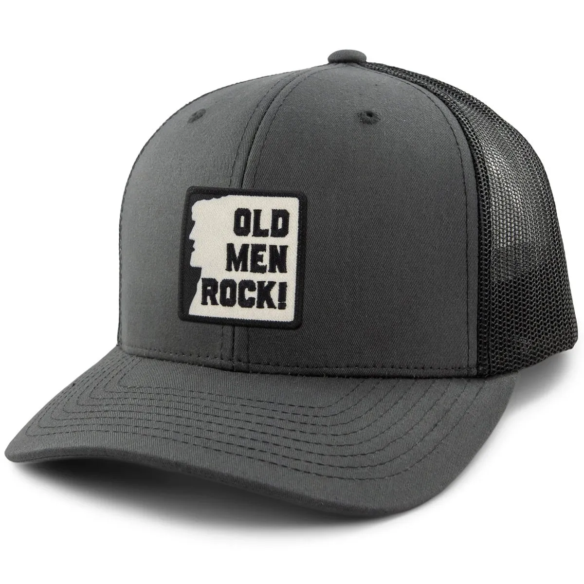 Old Men Rock Patch Classic Snapback Trucker