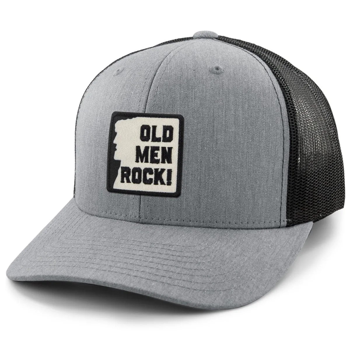 Old Men Rock Patch Classic Snapback Trucker