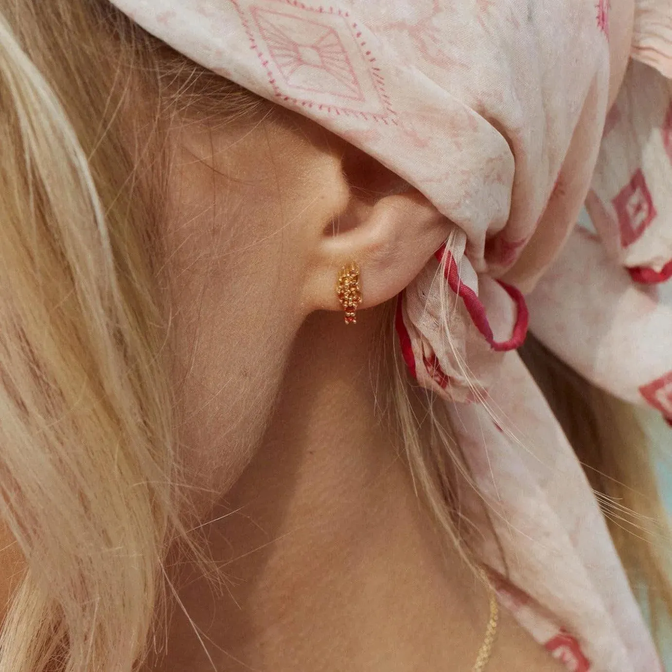 Ombré Sunburst Studs