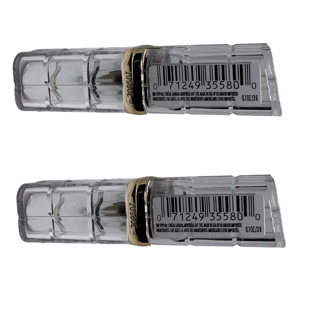 Pack of 2 L'Oreal Paris Colour Riche Shine Lipstick, Laminated Fuchsia # 922