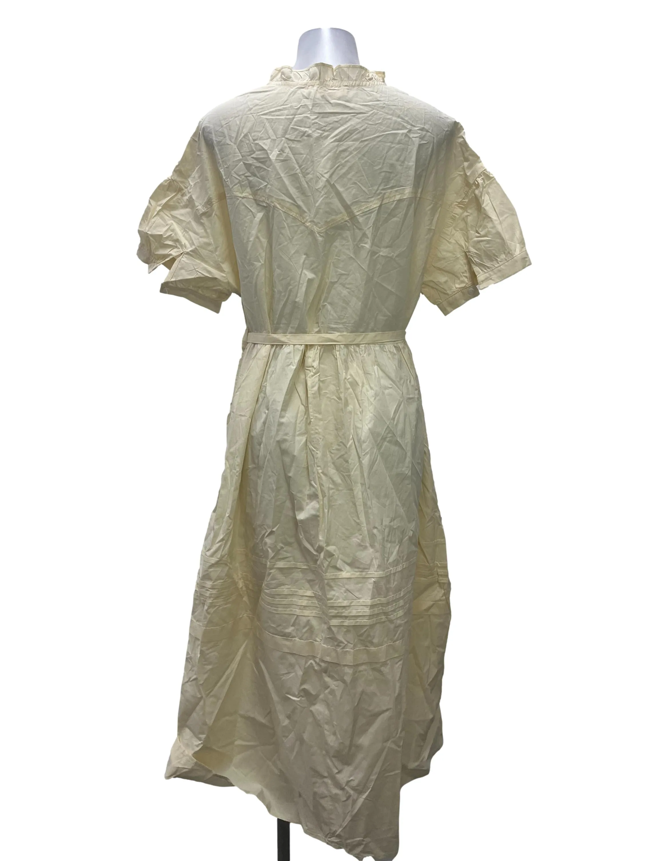 Pale Yellow Boxy Dress