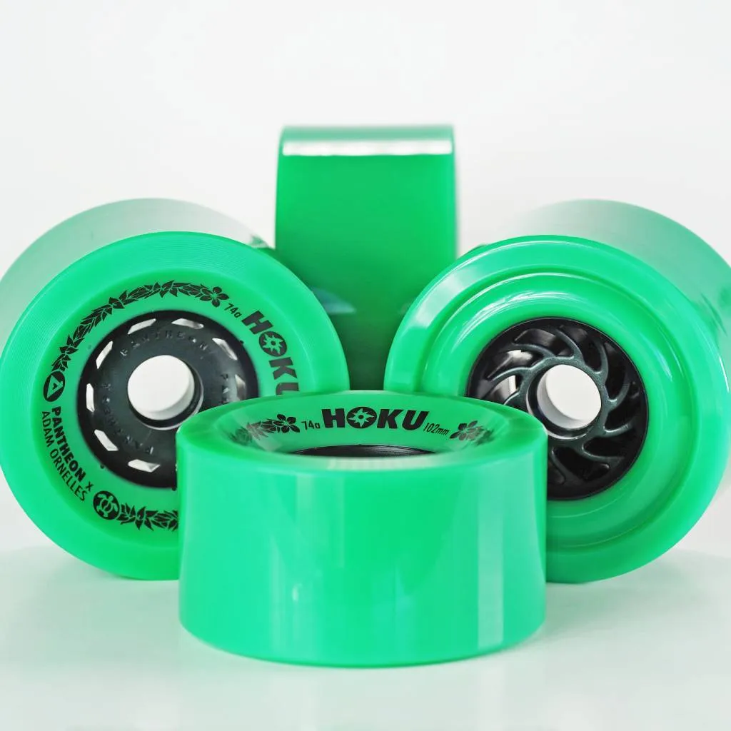 Pantheon Hoku 102mm 74a LDP longboard wheels