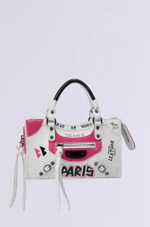 PARIS LOVES ME GRAFFITI PURSE
