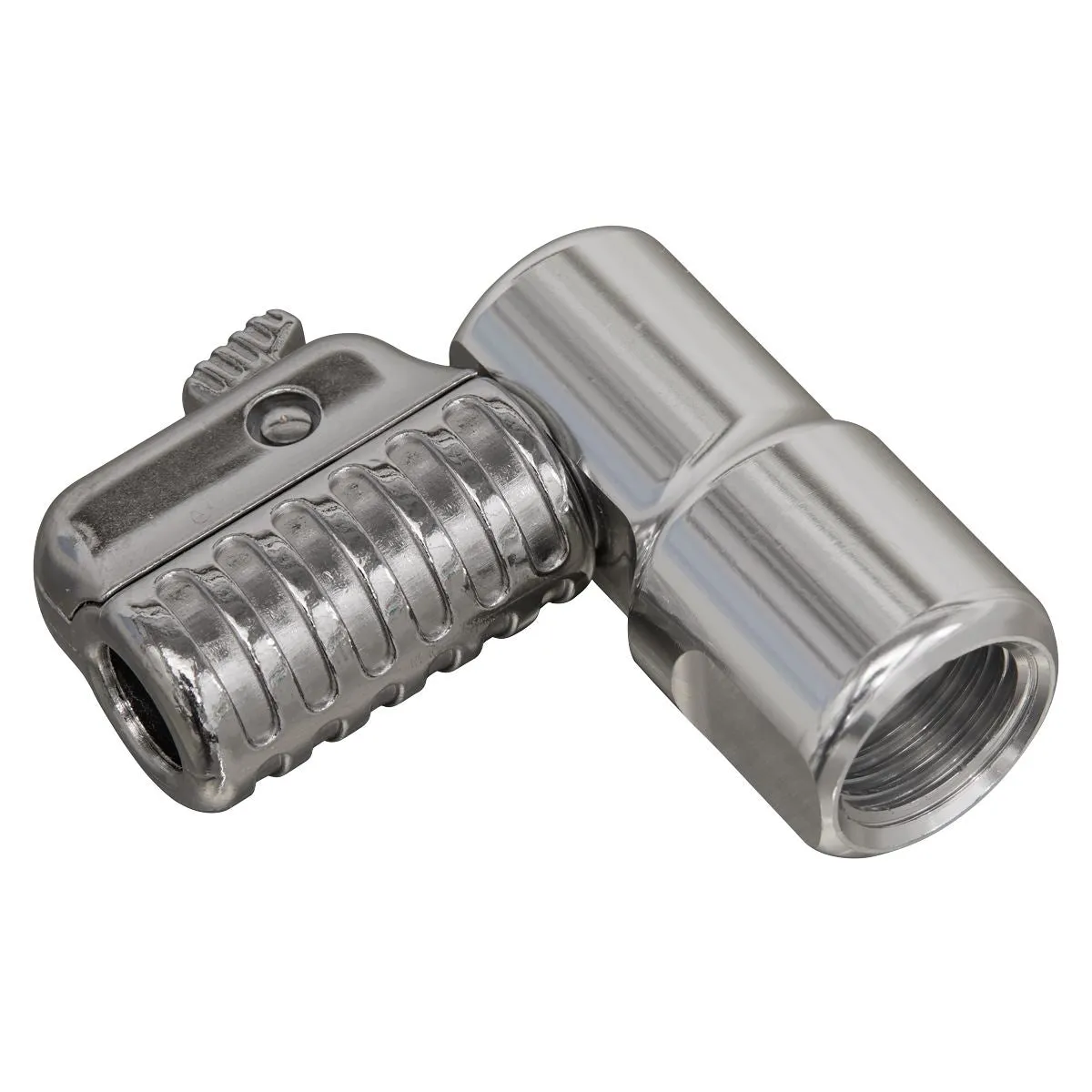PCL 90° Angled Swivel Tyre Inflator Clip-On Connector 1/4"BSP(F)