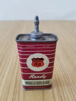 Phillips 66 Handy Household Oil Leadtop Oiler Can
