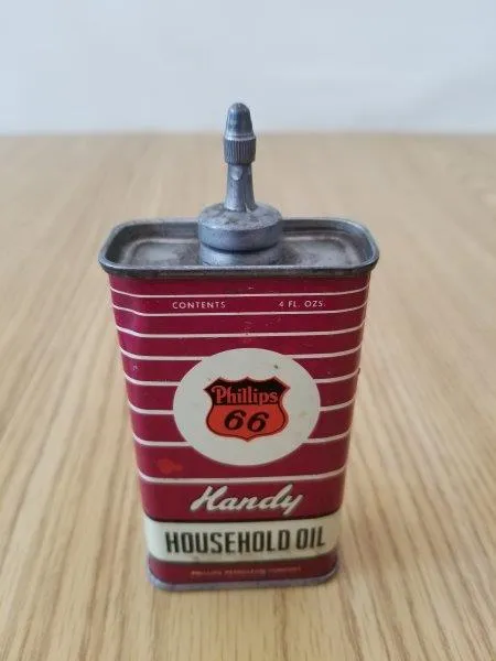 Phillips 66 Handy Household Oil Leadtop Oiler Can