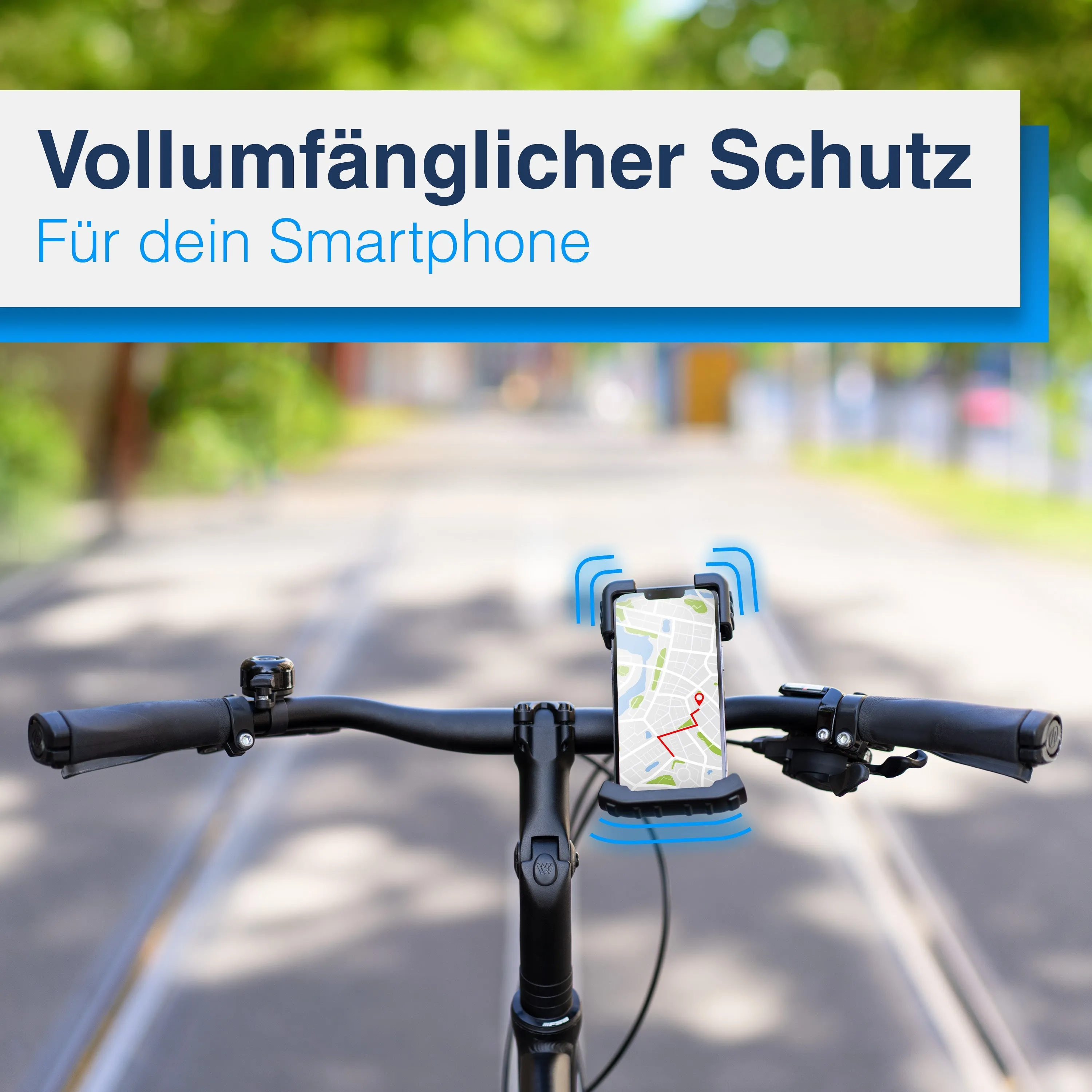 PhoneFix - Fahrrad Handyhalterung zum Befestigen am Lenker | Bundle
