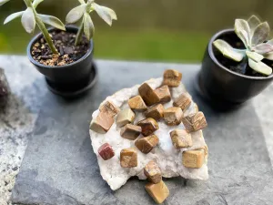 Picture Jasper Cubes, Sacred Geometry FB2819
