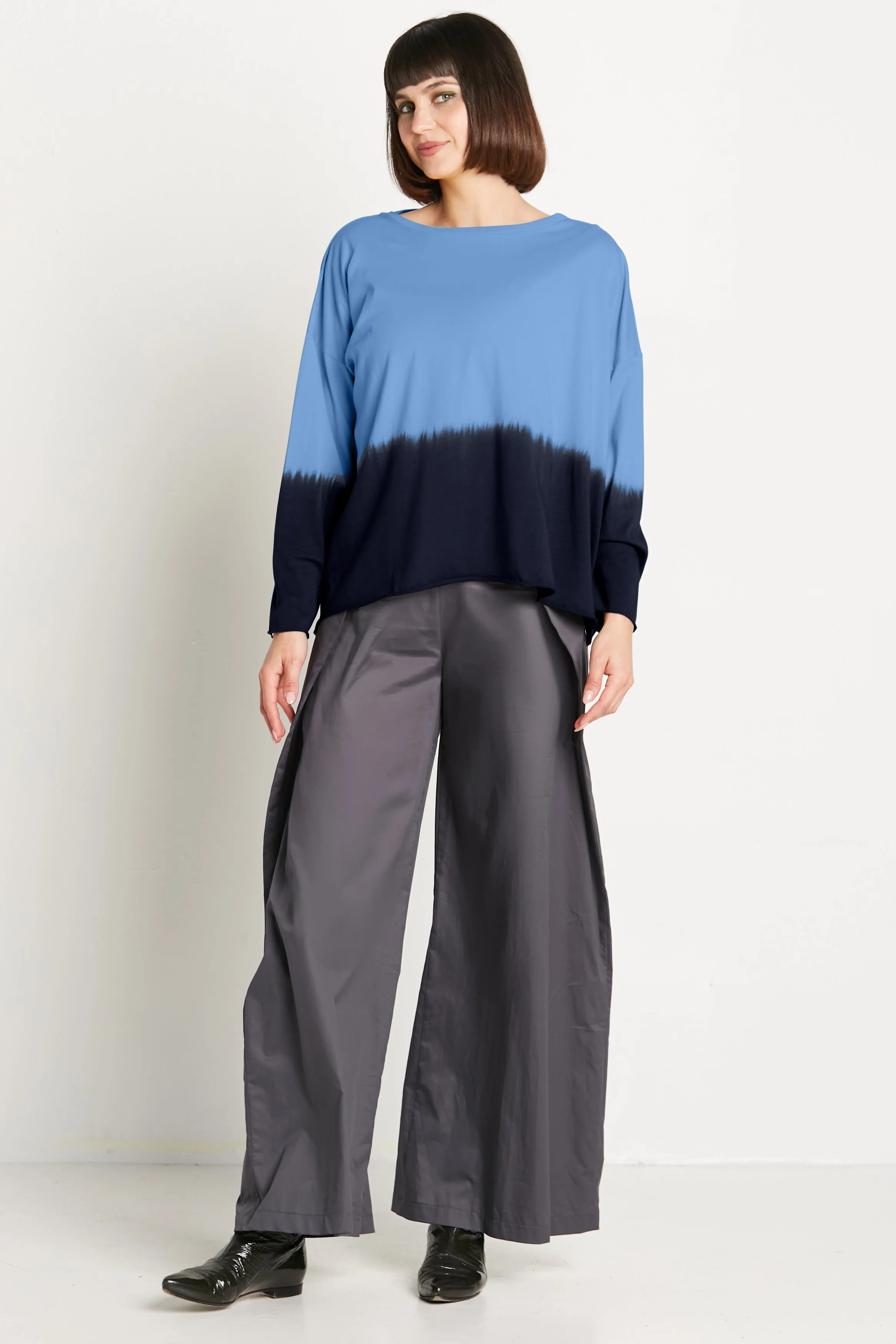 Pima Cotton Dip Dyed Luxury Boxy T