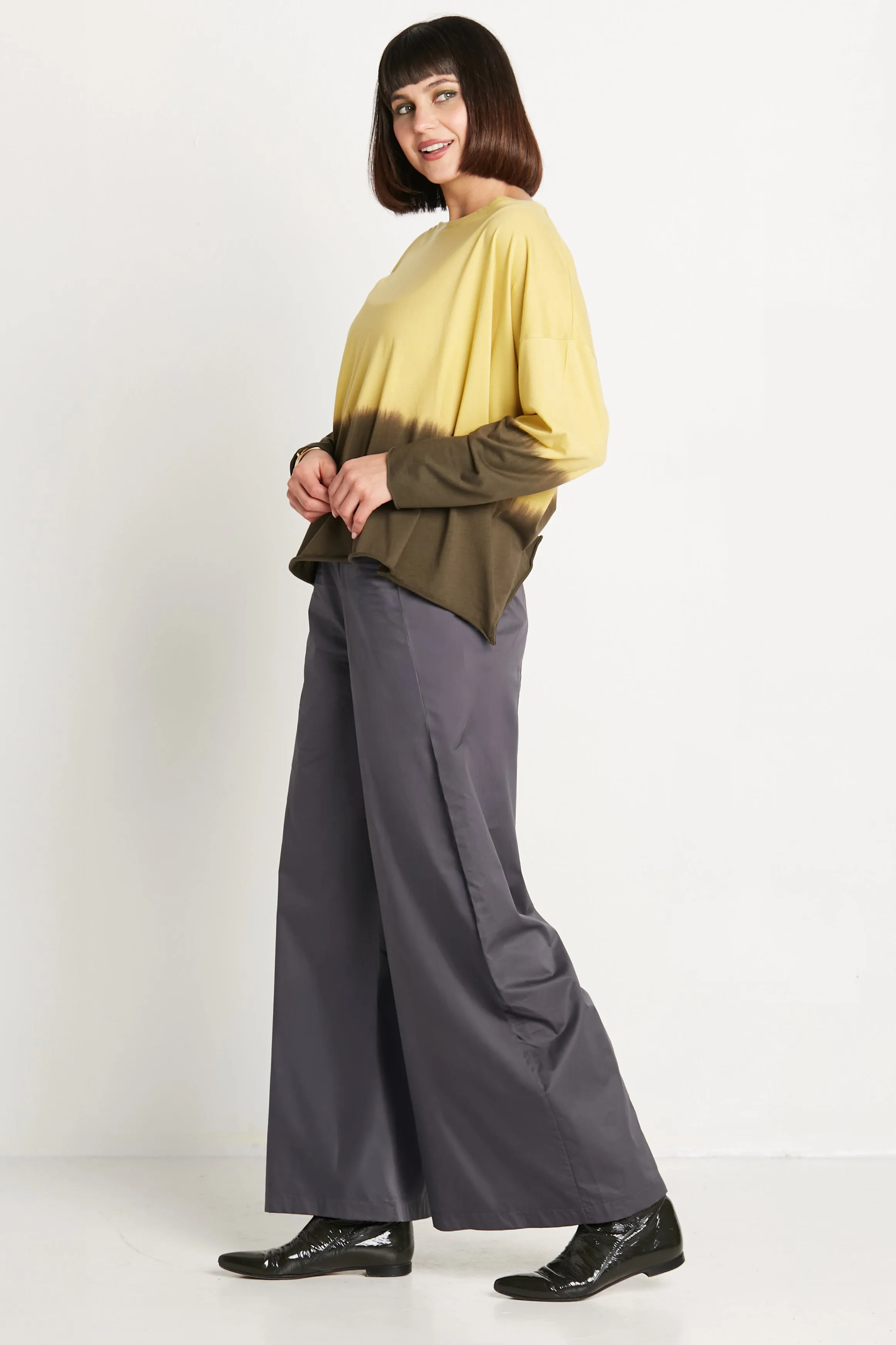Pima Cotton Dip Dyed Luxury Boxy T