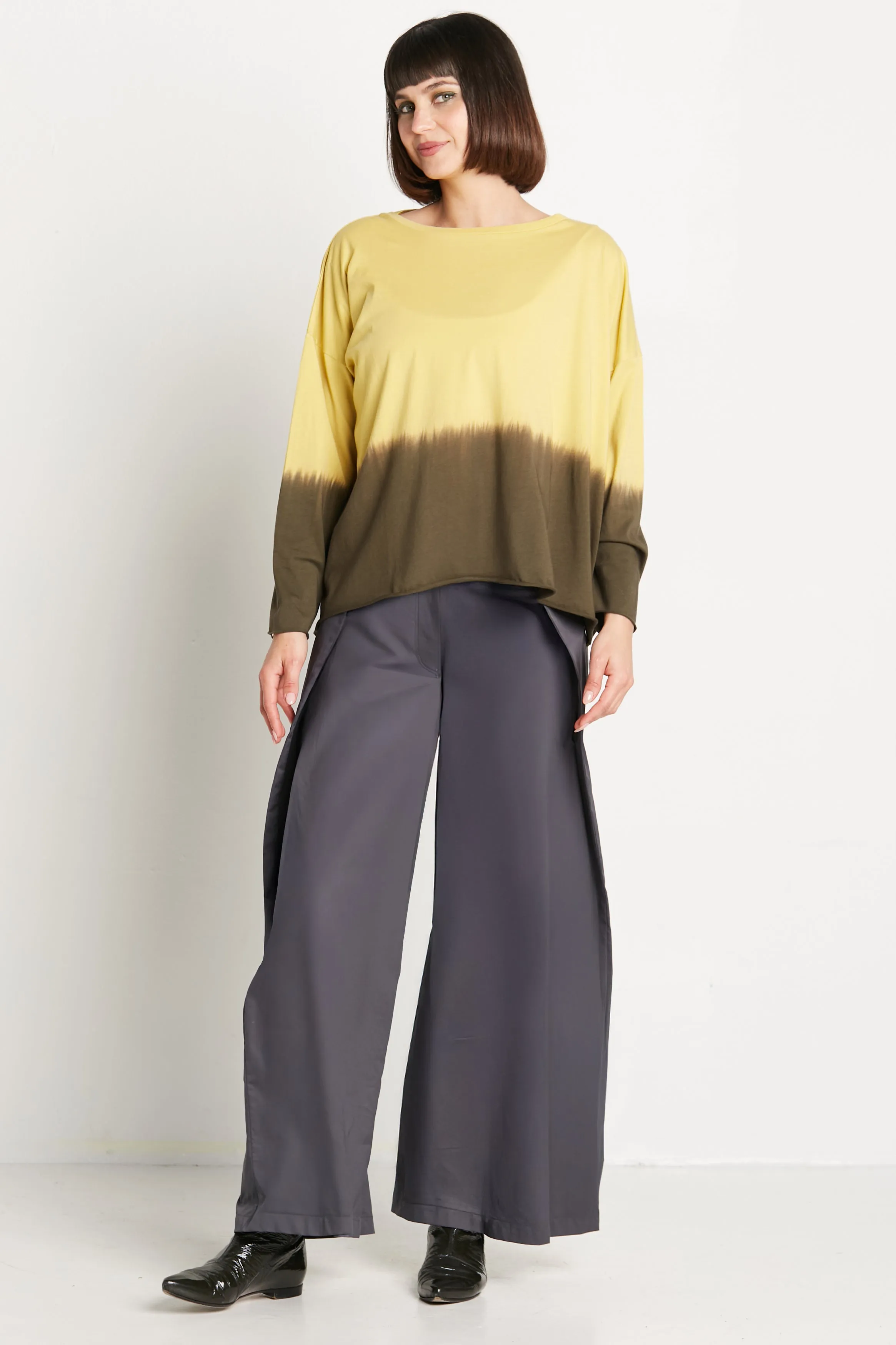Pima Cotton Dip Dyed Luxury Boxy T