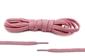 Pink Flat Laces (Reflective)