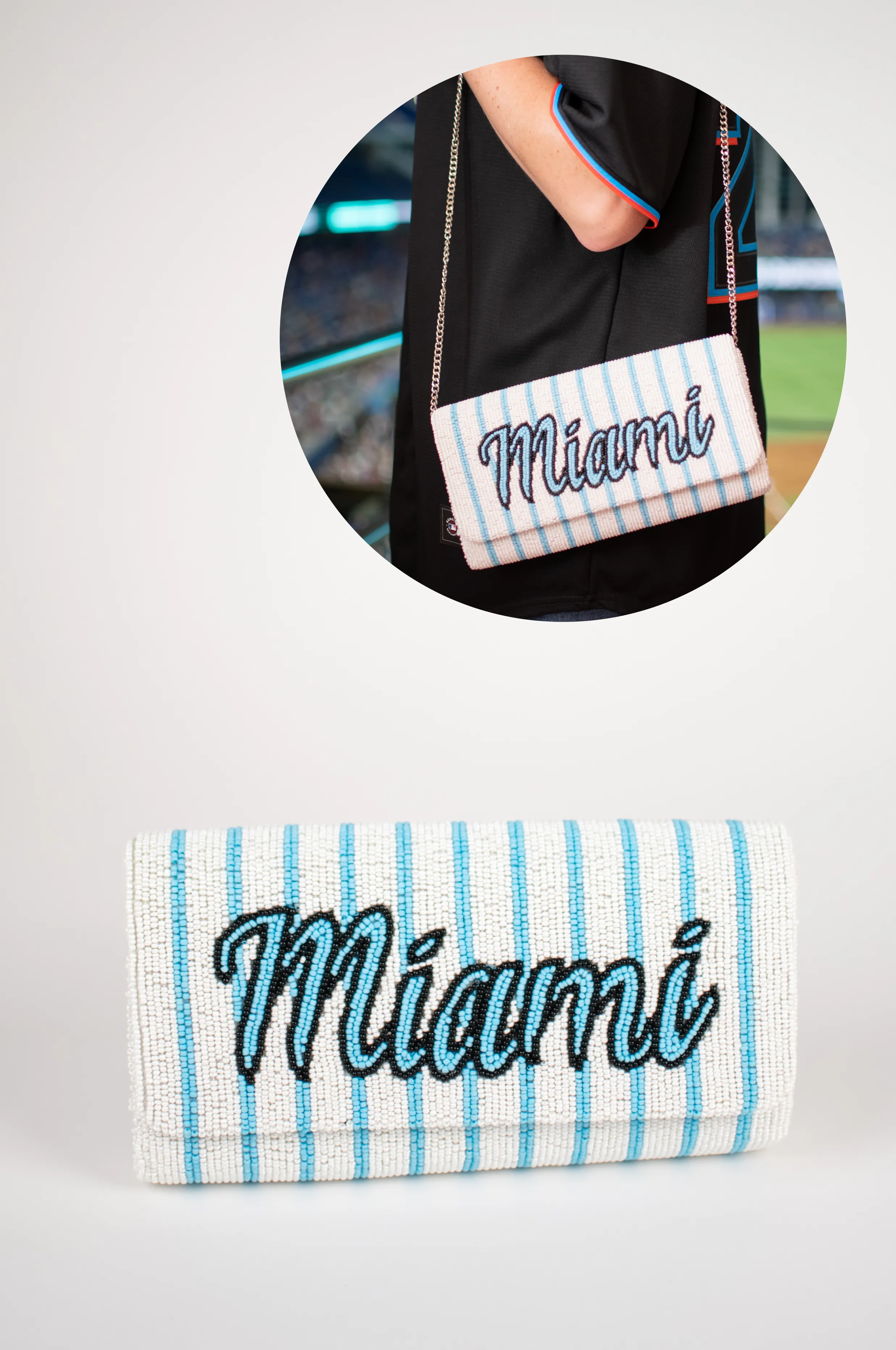 Pinstripe Medium Structured with Text