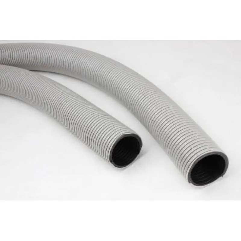 Plastiflex Hose For Central Vacuum Grey Anti-Crush Vaculox