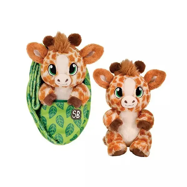 Plush Giraffe Swaddle Baby