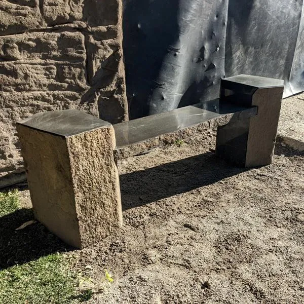 Polished Basalt Bench