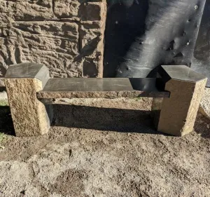 Polished Basalt Bench