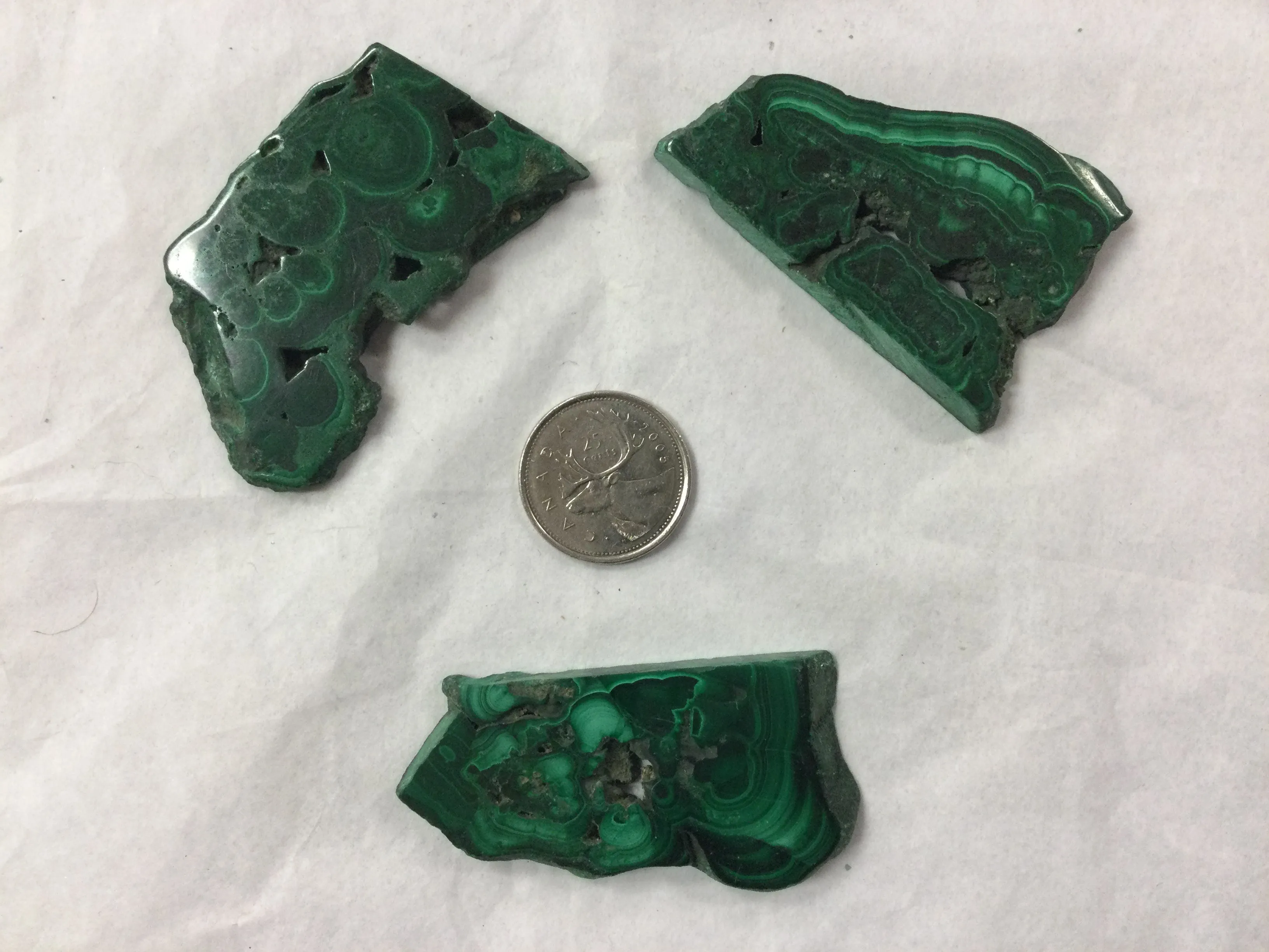 Polished Malachite Slab