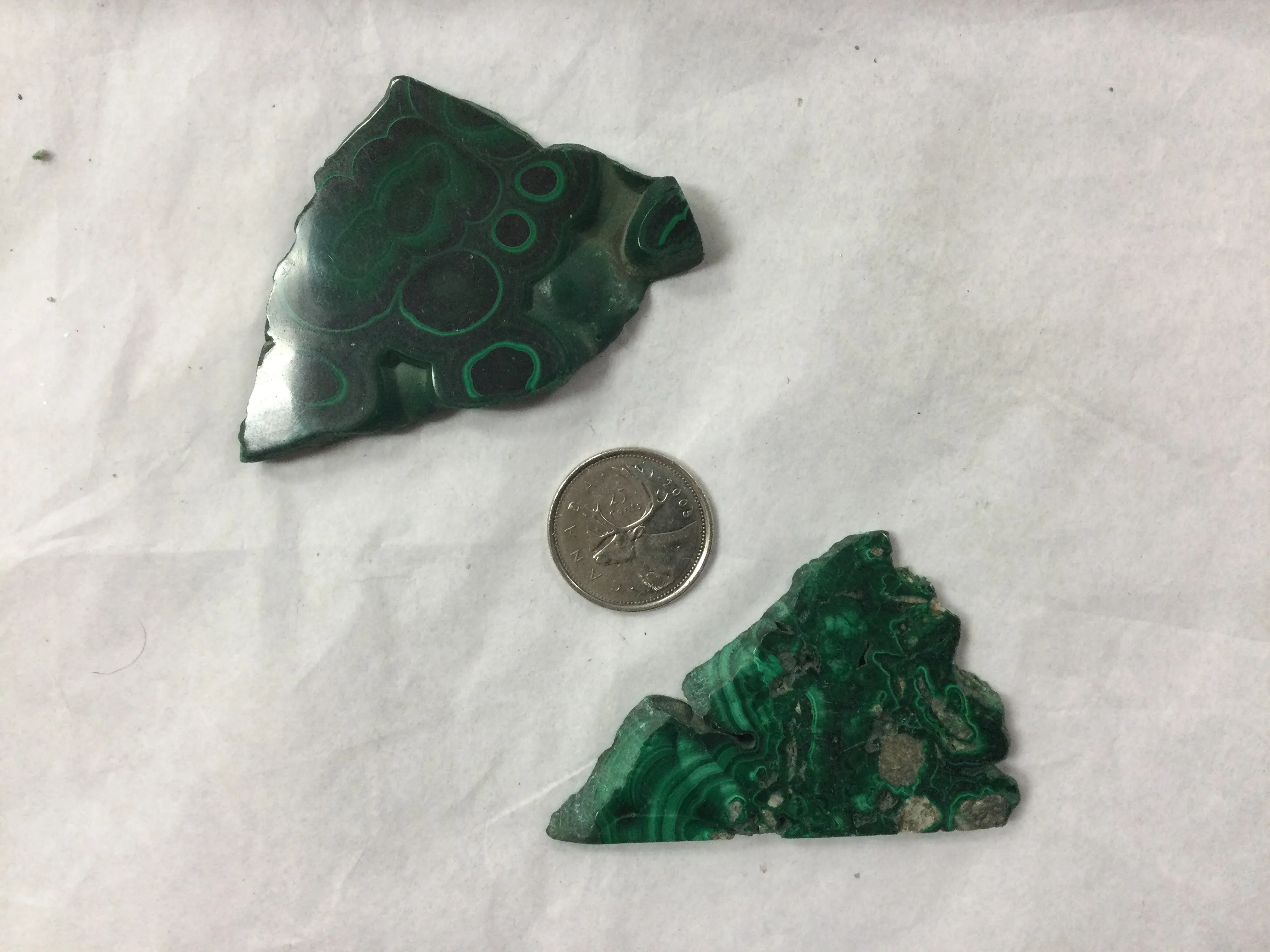 Polished Malachite Slab