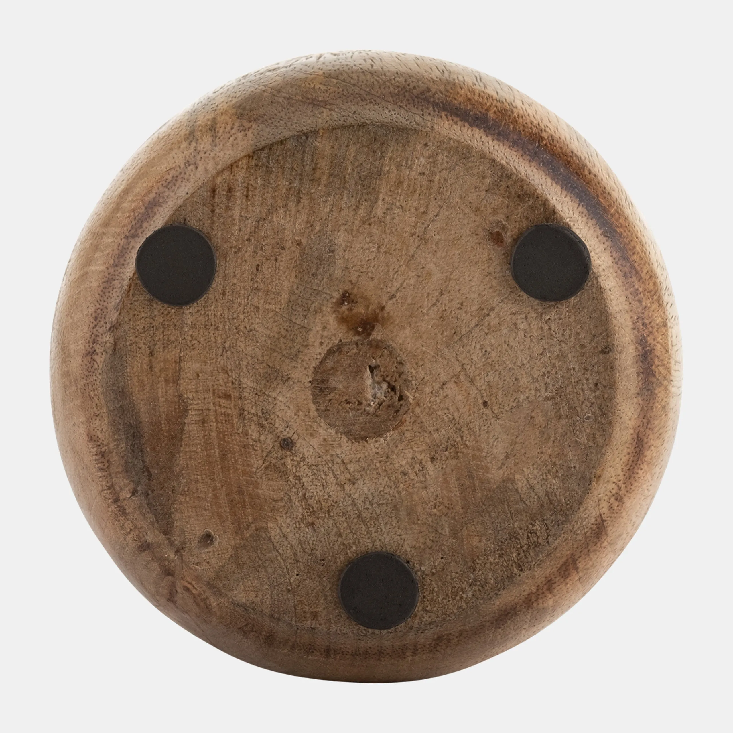POLISHED WOOD VASES