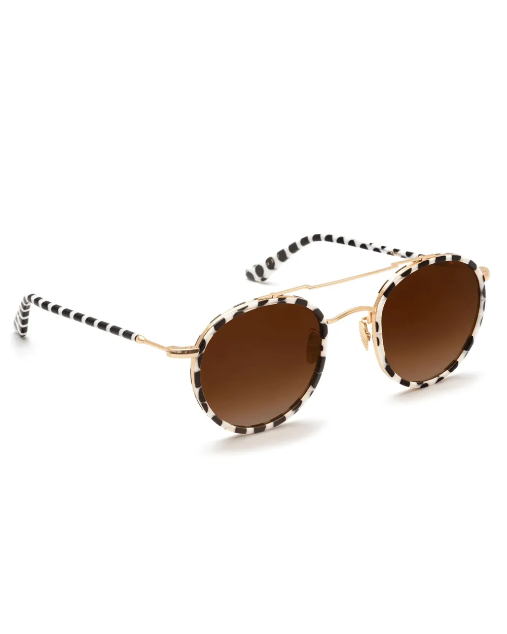 Porter Sunglasses in Titanium and Matte Domino