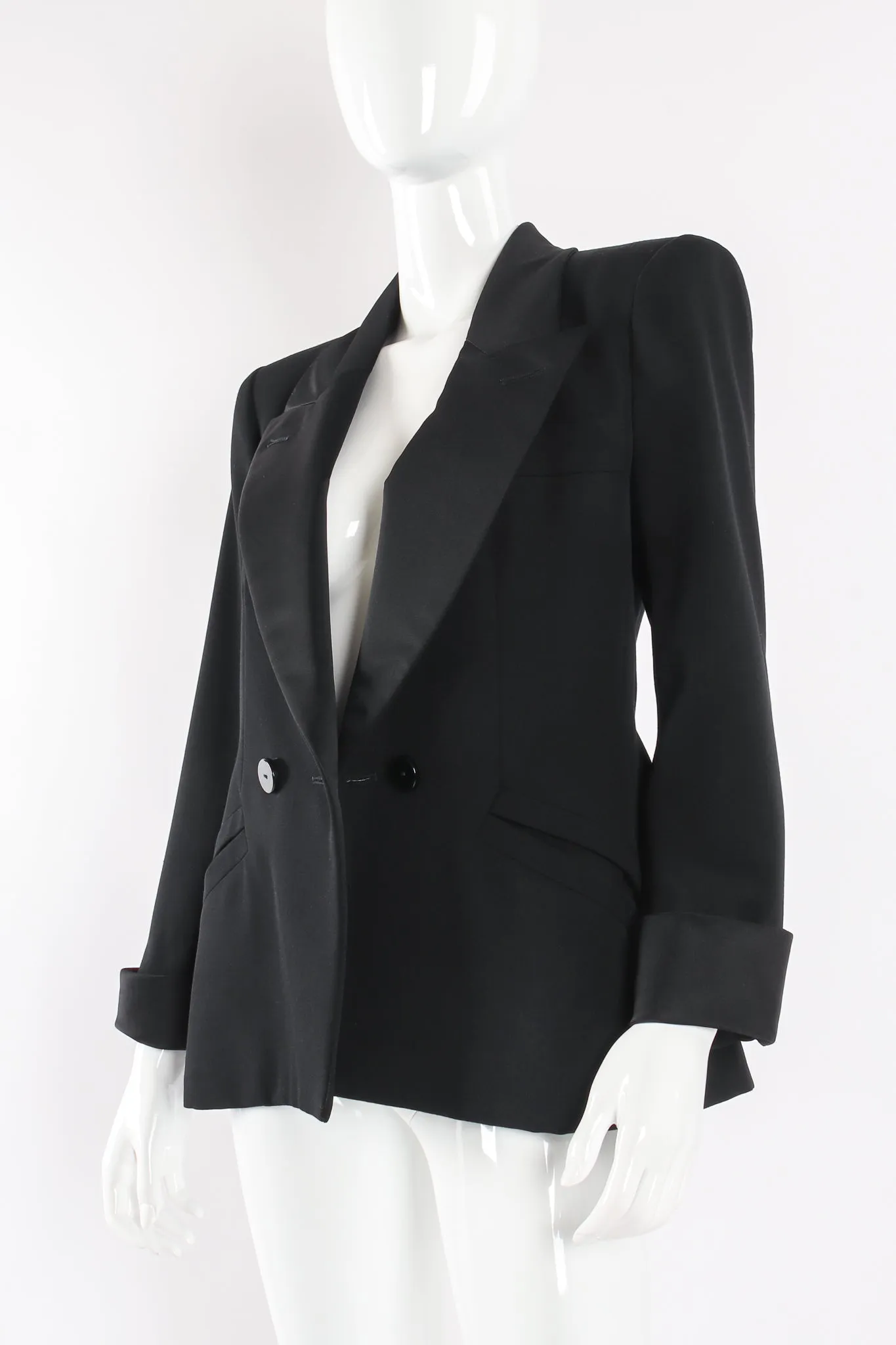 Power Structured Tuxedo Jacket