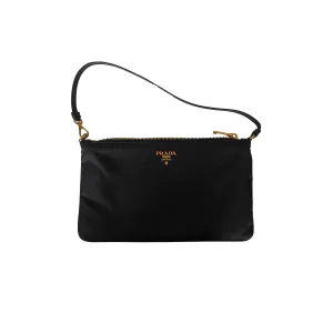 Prada Black Nylon Mini Shoulder Bag