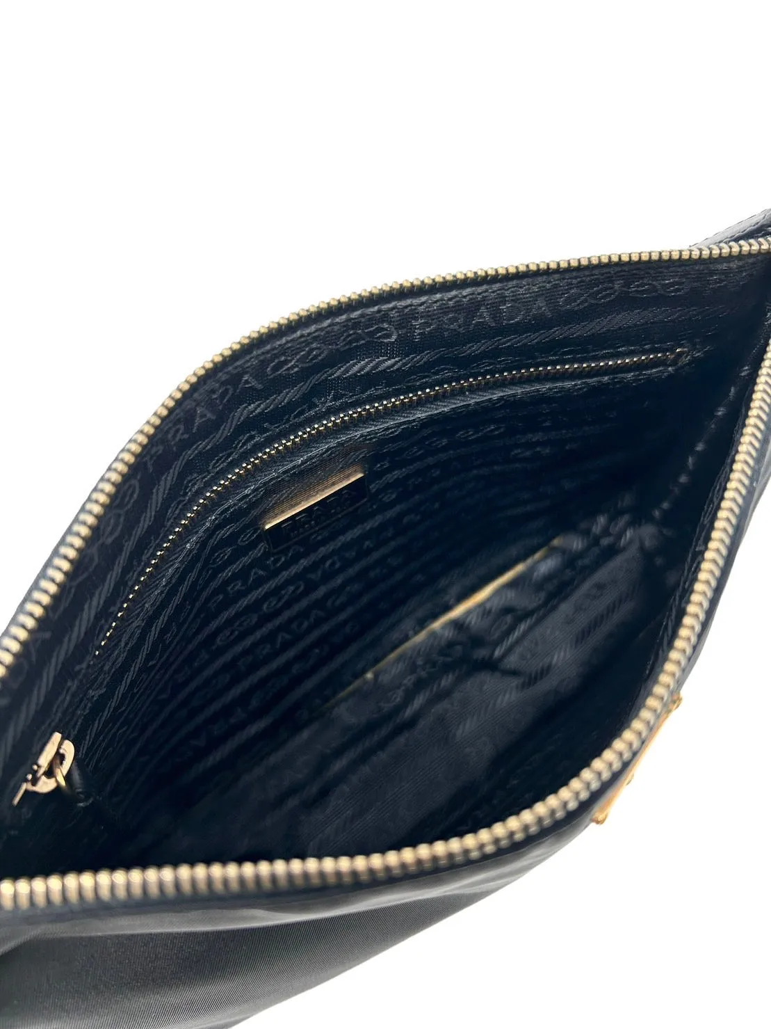 Prada Black Nylon Mini Shoulder Bag