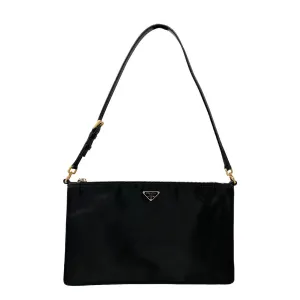 Prada Black Nylon Mini Shoulder Bag